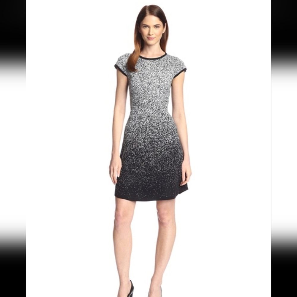 London Times ombre a line dress size Petite small